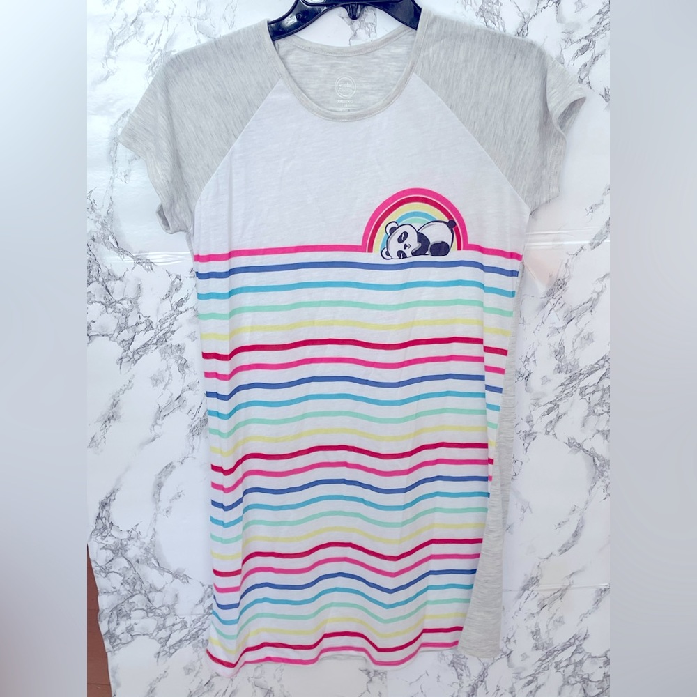 Adorable girls panda nightshirt size large 10/12